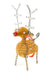 Gold Beaded Wire Holiday Reindeer Ornament - Culture Kraze Marketplace.com