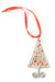 Silver Glass Bead Christmas Tree Ornament - Culture Kraze Marketplace.com
