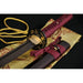 Hand Forged Black&Red Damascus Oil Quenched Full Tang Blade Iron Koshirae Japanese KATANA Samurai Sword - Culture Kraze Marketplace.com
