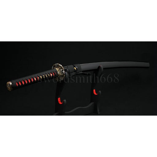 Japanese Samurai Dragon Sword KATANA Unokubi-Zukuri Full Tang Clay tempered Blade - Culture Kraze Marketplace.com