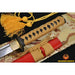 Lion Koshiare Damascus Steel Oil Quenched Full Tang Blade Japanese Samurai Sword WAKIZASHI - Culture Kraze Marketplace.com