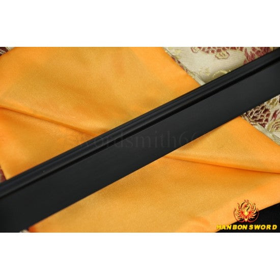Japanese ninja sword black Blade Oil Quenched Full Tang traditional handmade - Culture Kraze Marketplace.com