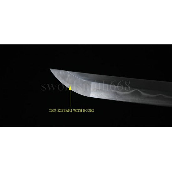 Fully Hand Forged Damascus Steel KATANA Clay Tempered Blade Rayskin Saya Japanese Samurai Sword - Culture Kraze Marketplace.com