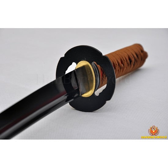 Black Dragon WAKIZASHI Japanese Samurai Sword Black high carbon steel blade Traditional Handmade - Culture Kraze Marketplace.com