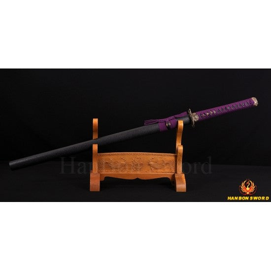 Hand Forged Black&Red Damascus Oil Quenched Full Tang Blade Dragon Koshirae KATANA Japanese Sword - Culture Kraze Marketplace.com