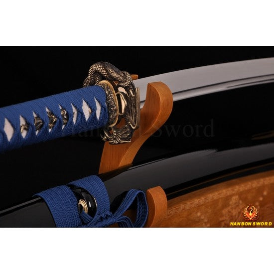 Japanese Dragon V Snake KATANA Sword 1060 high carbon steel full tang blade - Culture Kraze Marketplace.com
