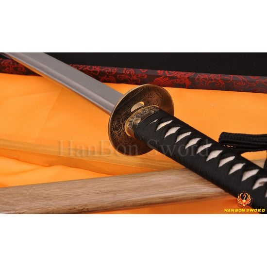 Japanese Samurai KATANA Sword Hand Forged Damascus steel full tang blade - Culture Kraze Marketplace.com