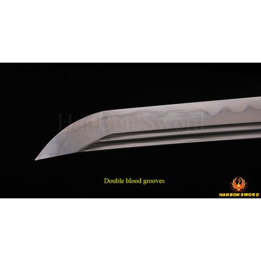 Damascus Steel Clay Tempered Blade Dragon Koshirae&Engraving Japanese Samurai Sword KATANA - Culture Kraze Marketplace.com