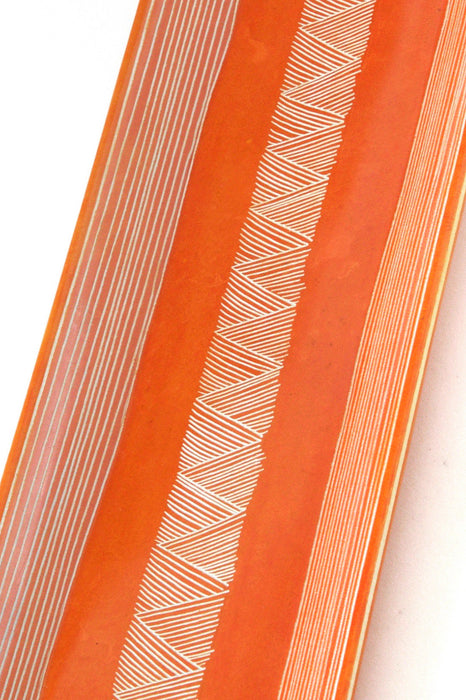 Orange Fine Line Long Soapstone Desktop Tray - Culture Kraze Marketplace.com
