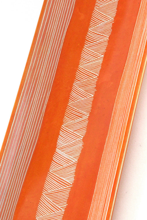 Orange Fine Line Long Soapstone Desktop Tray - Culture Kraze Marketplace.com