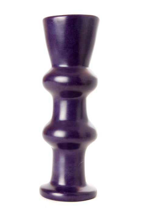 Purple Circlet Soapstone Candle Holder - Culture Kraze Marketplace.com
