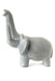 Dove Gray Soapstone Trumpeting Elephant - Culture Kraze Marketplace.com