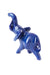Small Blue Soapstone Trumpeting Elephant - Culture Kraze Marketplace.com