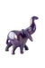 Small Purple Soapstone Trumpeting Elephant - Culture Kraze Marketplace.com