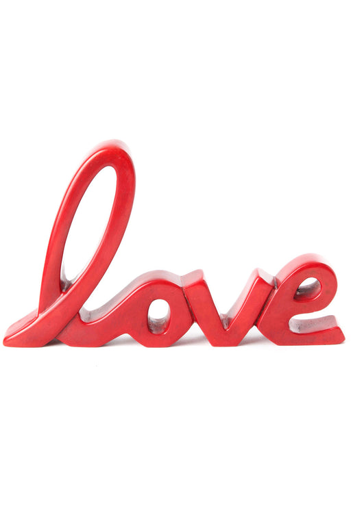 Soapstone Scripted Love Sculpture - Culture Kraze Marketplace.com