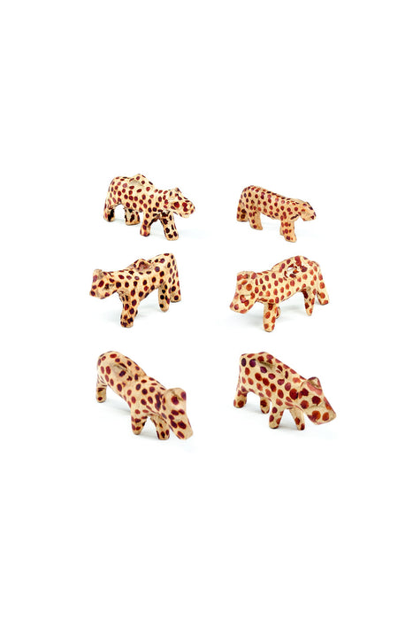 Dozen Miniature Jacaranda Leopards - Culture Kraze Marketplace.com