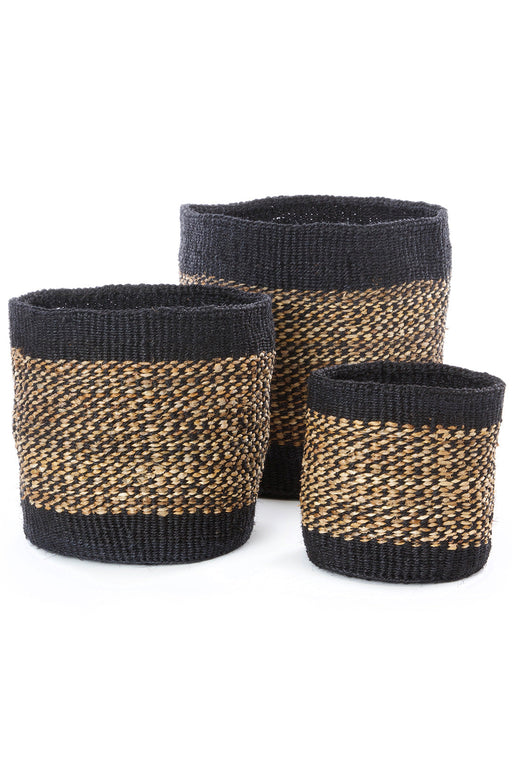 Set of Three Kitonga Sisal Nesting Baskets - Culture Kraze Marketplace.com