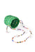 Set of Four Beaded Green Sisal Mini Basket Ornaments - Culture Kraze Marketplace.com