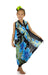 Kids Hawaiian Floral Sarong In Turquoise / Black - Culture Kraze Marketplace.com