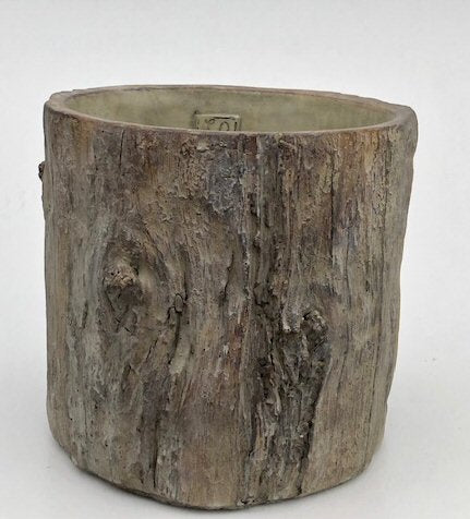 Faux Tree Stump Bonsai Pot - 9" - Culture Kraze Marketplace.com