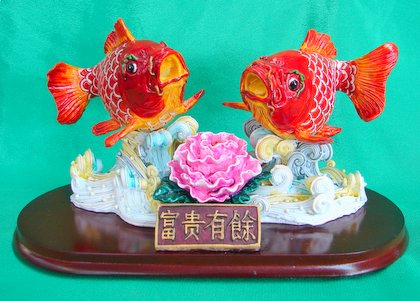 Feng Shui Double Fishes - Culture Kraze Marketplace.com