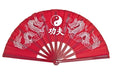 Kong Fu Dragon and Yin Yang Hand Fan - Culture Kraze Marketplace.com