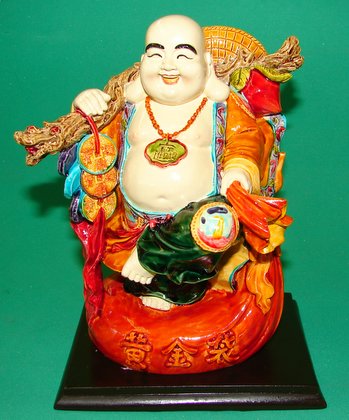 Carrying Money Buddha - Culture Kraze Marketplace.com
