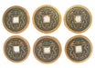 6 of Double Dragon Coins (I ching Coins)-1.25 inch - Culture Kraze Marketplace.com