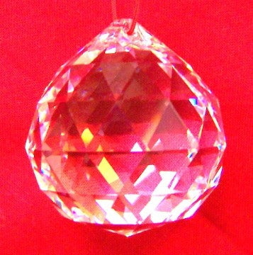 Clear Hanging Crystal Balls-20mm - Culture Kraze Marketplace.com