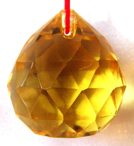 Yellow Topaz Crystal Balls-50mm - Culture Kraze Marketplace.com