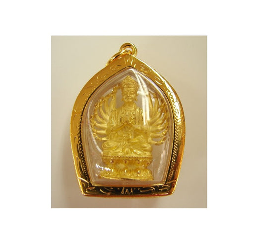 Gold Thousand Hand Buddha Pendants - Culture Kraze Marketplace.com