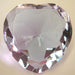 Heart Shape Purple Crystals-#60 with metal stand - Culture Kraze Marketplace.com