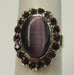 Cat Eye Stone Fashion Rings-purple - Culture Kraze Marketplace.com