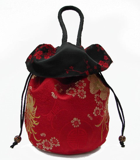 Chinese Embroidery Small Hand Bags-red - Culture Kraze Marketplace.com