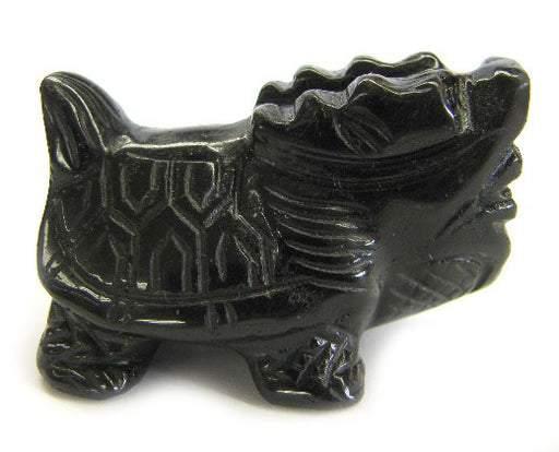 Stone Dragon Turtle-black onyx - Culture Kraze Marketplace.com
