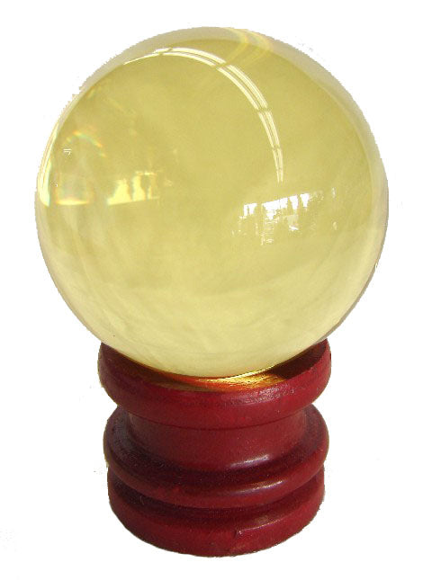 Yellow Crystal Ball - Culture Kraze Marketplace.com