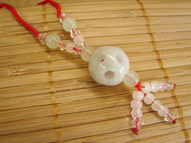 Jade Fuk Luk Shou Ball Necklace - Culture Kraze Marketplace.com