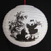 2 of Chinese White Paper Lanterns with Pictures of Bamboo and Panda - Culture Kraze Marketplace.com