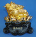 Golden Money Frog Statue Sitting on Lotus - Culture Kraze Marketplace.com