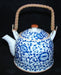 Blue Teapot w/ Flower Pictures - Culture Kraze Marketplace.com