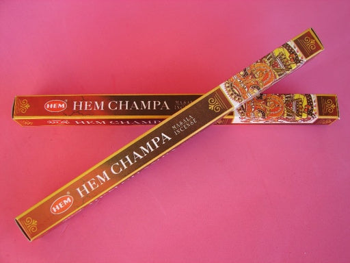 4 Boxes of HEM CHAMPA Incense Sticks - Culture Kraze Marketplace.com