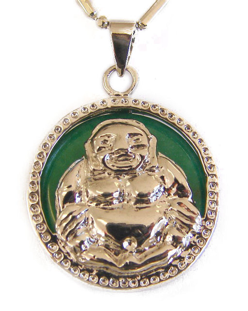 Jade Buddha Pendant Necklace - Culture Kraze Marketplace.com
