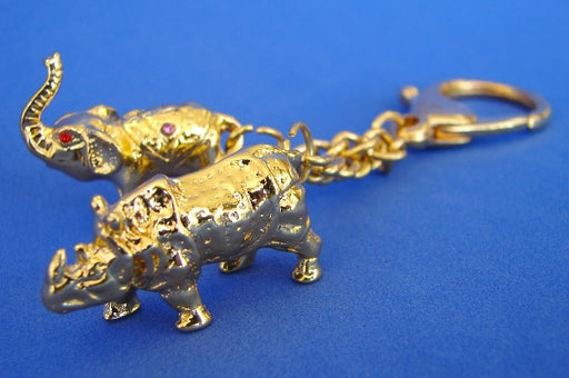 Rhinoceros and Elephant Amulet - Culture Kraze Marketplace.com