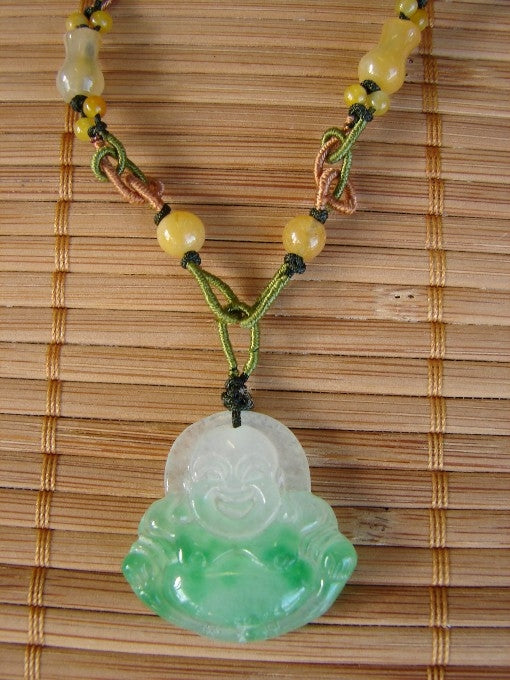 Jade Buddha Necklace - Culture Kraze Marketplace.com