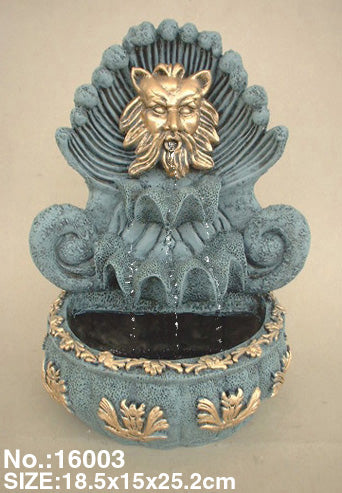 Water Fountain with Lion Head - Culture Kraze Marketplace.com