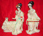 Chinese Porcelain 11" Chess Playing Ladies Figurine Set - Culture Kraze Marketplace.com