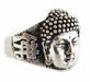 Silver Ring with Buddha Head-size 8.5 - Culture Kraze Marketplace.com