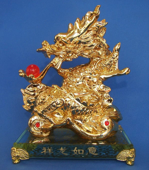 Golden Dragon on Ru Yi - Culture Kraze Marketplace.com