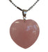 Heart Shape Rose Quartz Pendant-without chain - Culture Kraze Marketplace.com