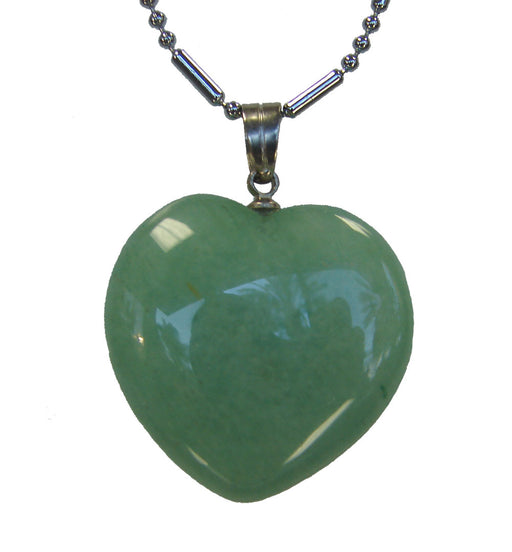 Jade Heart Pendant Chain Necklace - Culture Kraze Marketplace.com